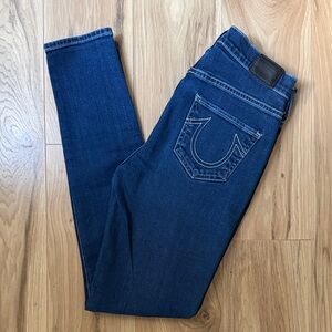 True Religion Dark Blue Skinny Jeans